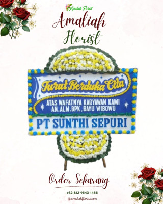 Papan Bunga Duka di Margajaya