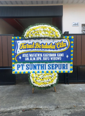 Papan Bunga Duka di Margajaya