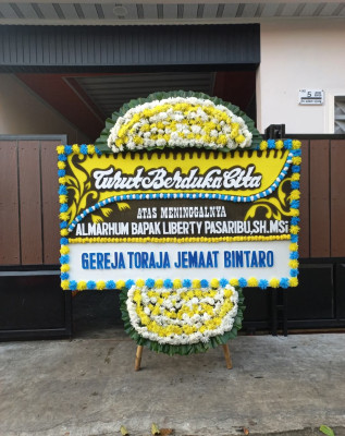 Papan Bunga Duka di Margajaya