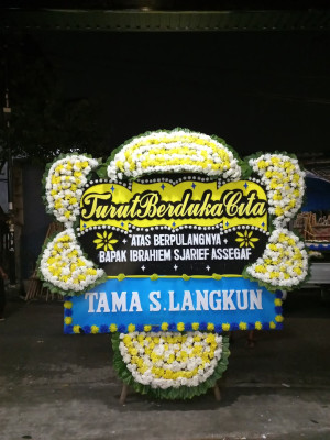 Papan Bunga Duka di Margajaya