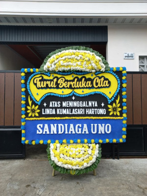 Papan Bunga Duka di Margajaya
